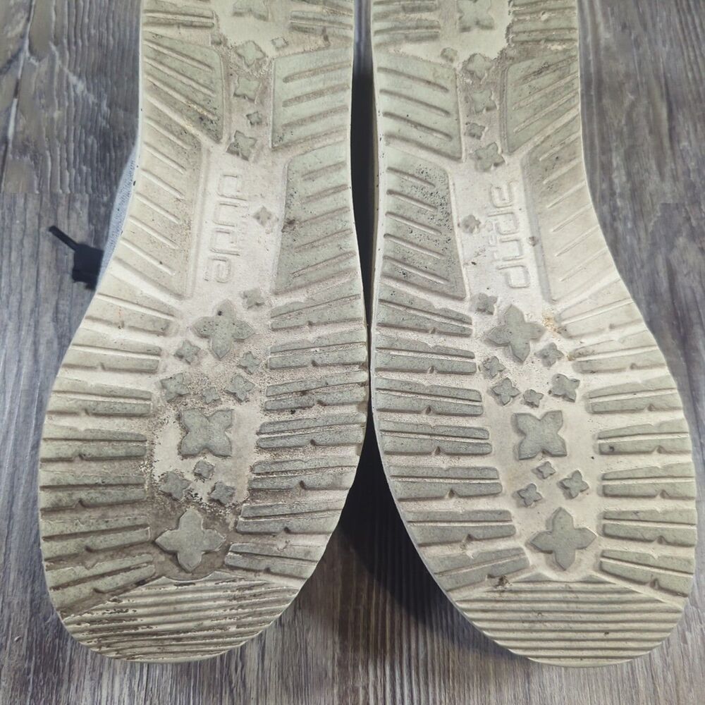 Hey Dude Shoes Womens Size 7 Wendy Chambray White Blue Slip On Loafers Flats - Picture 12 of 13
